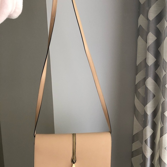BLUSH PINK LEATHER CROSSBODY BAG - Picture 3 of 8